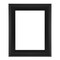 Cardinali Plein Aire Black Frames for Canvas Art - 8x10" - 3" Wide Moulding with Raised Edge -1/2 Rabbet Depth - Timeless Frame for Canvas - Made in USA